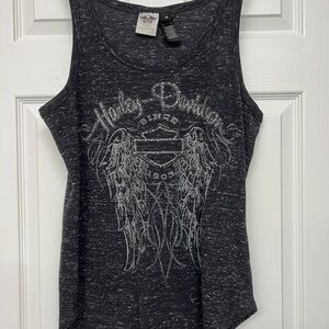 Harley-Davidson Charcoal Graphic Tank top